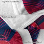 minnesota twins diagonal stripes navy blanket best selling