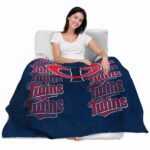 minnesota twins fan pride navy blanket latest model