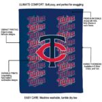 minnesota twins fan pride navy blanket new arrival