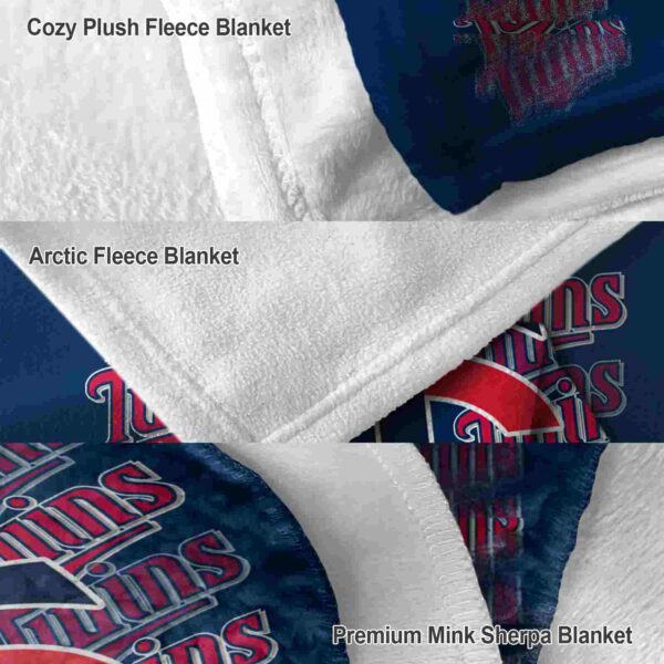 minnesota twins fan pride navy blanket premium grade