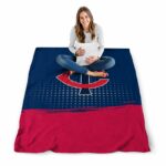 minnesota twins gradient dots navy blanket best selling