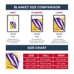 minnesota vikings brushstrokes purple white blanket trendy