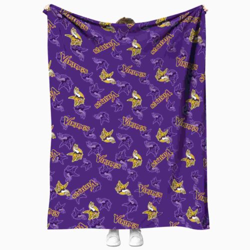 minnesota vikings diehard fans purple blanket best selling