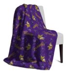 minnesota vikings diehard fans purple blanket top rated