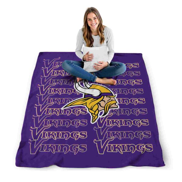 minnesota vikings fan pride purple blanket high quality