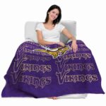 minnesota vikings fan pride purple blanket latest model