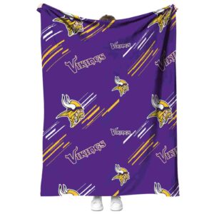 minnesota vikings fan spirit purple blanket best selling