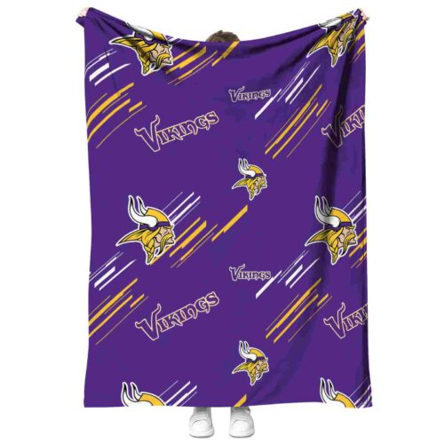 minnesota vikings fan spirit purple blanket best selling