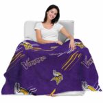 minnesota vikings fan spirit purple blanket latest model