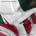 minnesota wild brushstrokes red white blanket best selling