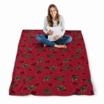 minnesota wild diehard fans red blanket best selling