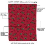 minnesota wild diehard fans red blanket best selling