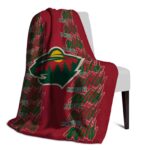 minnesota wild fan pride red blanket best selling