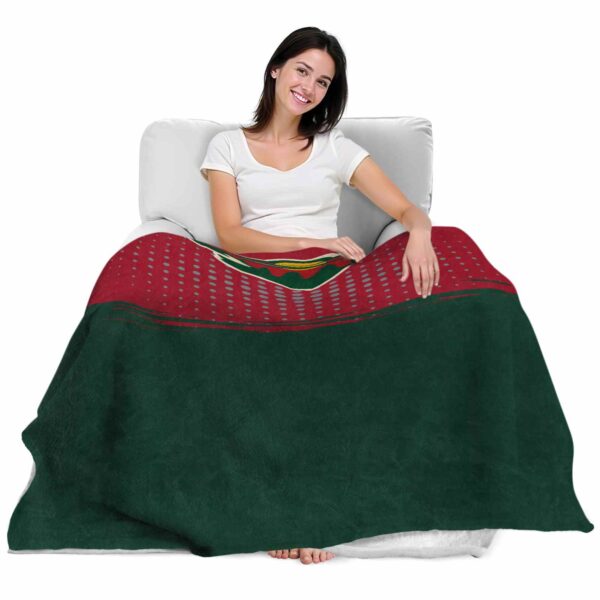 minnesota wild gradient dots red blanket latest model