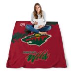minnesota wild grunge texture red blanket high quality