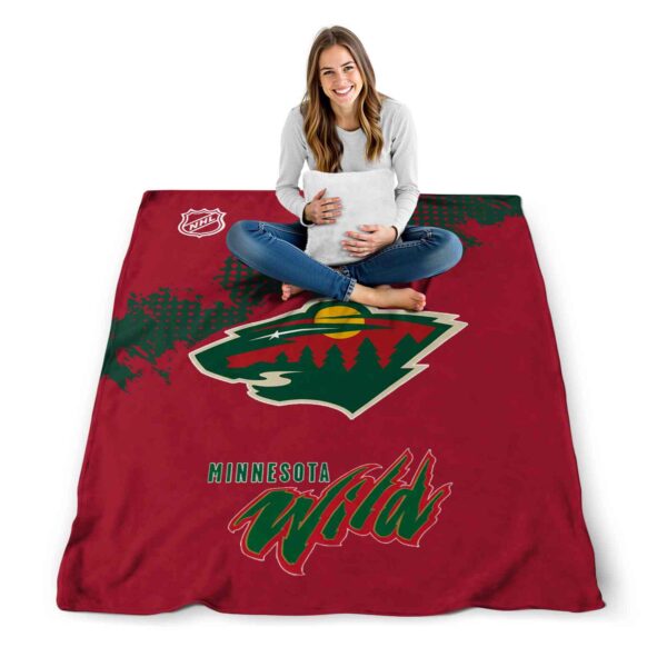 minnesota wild grunge texture red blanket high quality