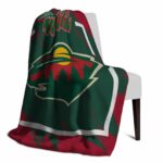 minnesota wild splatter effect red blanket top rated