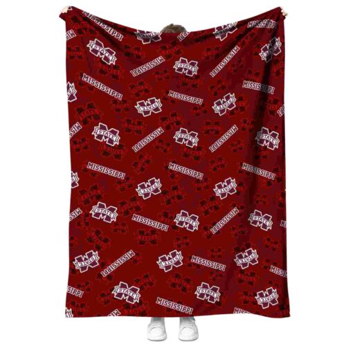 mississippi state bulldogs diehard fans maroon blanket best selling