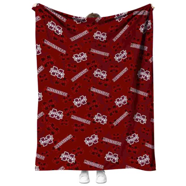 mississippi state bulldogs diehard fans maroon blanket best selling