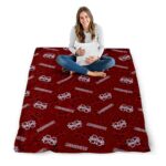 mississippi state bulldogs diehard fans maroon blanket high quality