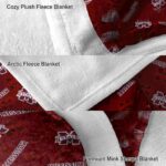mississippi state bulldogs diehard fans maroon blanket premium grade