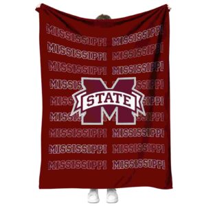 mississippi state bulldogs fan pride maroon blanket best selling