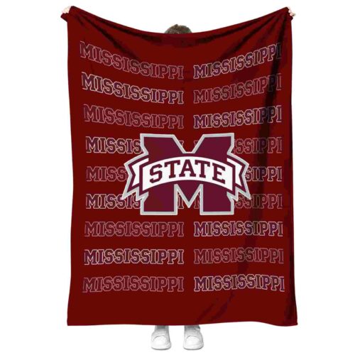 mississippi state bulldogs fan pride maroon blanket best selling