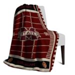 mississippi state bulldogs football field maroon blanket top rated