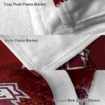 mississippi state bulldogs gradient dots maroon blanket best selling