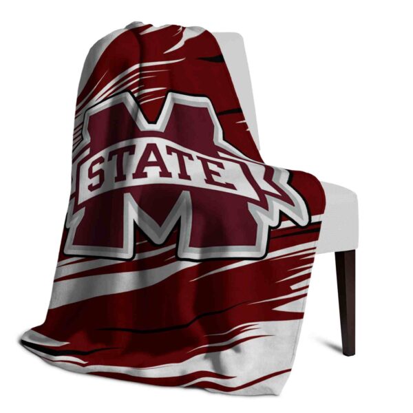 mississippi state bulldogs paint streaks maroon white blanket top rated