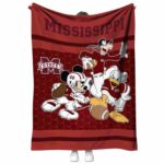 mississippi state bulldogs three musketeers maroon blanket best selling