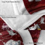 mississippi state bulldogs three musketeers maroon blanket best selling