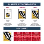 missouri tigers brushstrokes black white blanket trendy