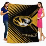 missouri tigers diagonal stripes black blanket fashion forward