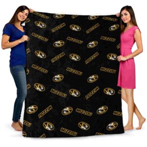 missouri tigers diehard fans black blanket fashion forward
