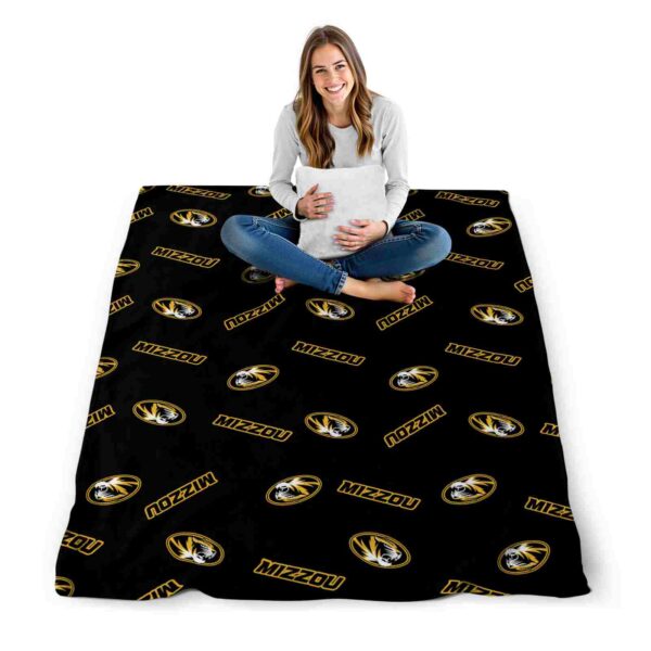 missouri tigers diehard fans black blanket high quality