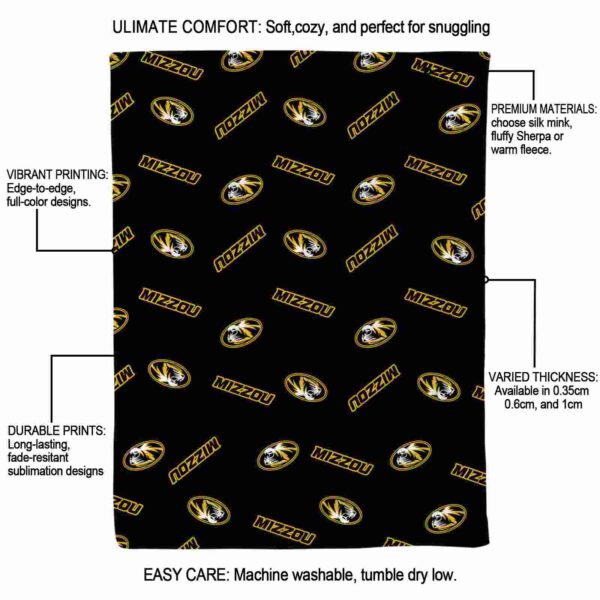 missouri tigers diehard fans black blanket new arrival