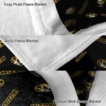 missouri tigers diehard fans black blanket premium grade