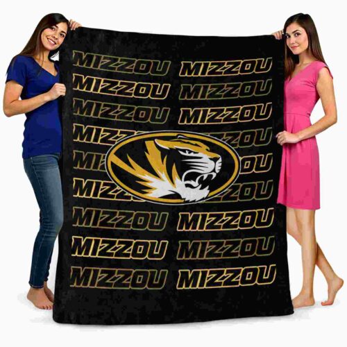 missouri tigers fan pride black blanket fashion forward