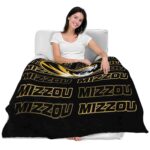 missouri tigers fan pride black blanket latest model