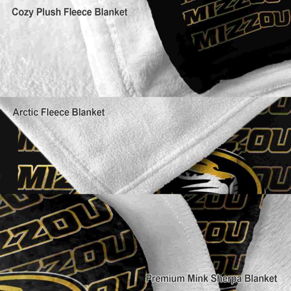 missouri tigers fan pride black blanket premium grade