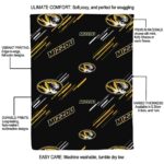 missouri tigers fan spirit black blanket best selling