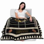 missouri tigers football field black blanket best selling