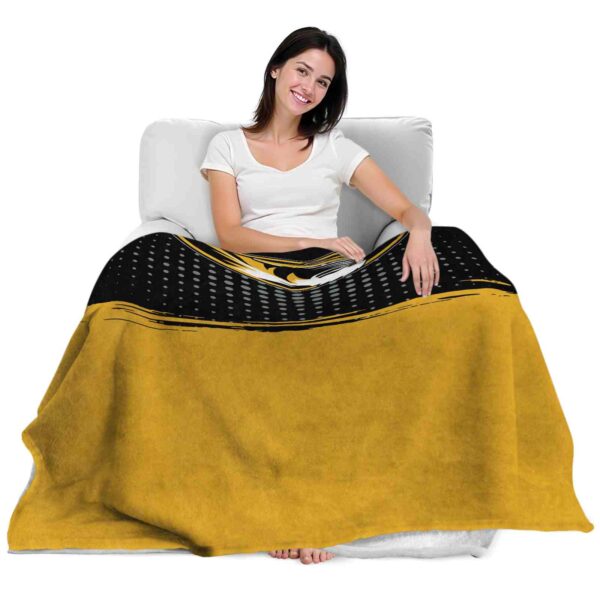 missouri tigers gradient dots black blanket latest model