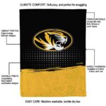 missouri tigers gradient dots black blanket new arrival