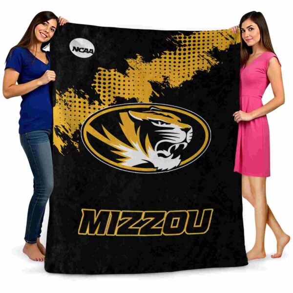 missouri tigers grunge texture black blanket fashion forward