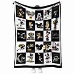 missouri tigers mickey minnie black white blanket best selling