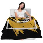 missouri tigers splatter effect black blanket latest model