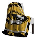 missouri tigers splatter effect black blanket top rated