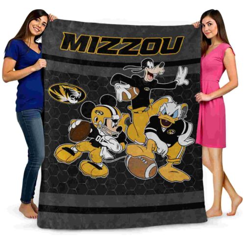 missouri tigers three musketeers black blanket fashion forward